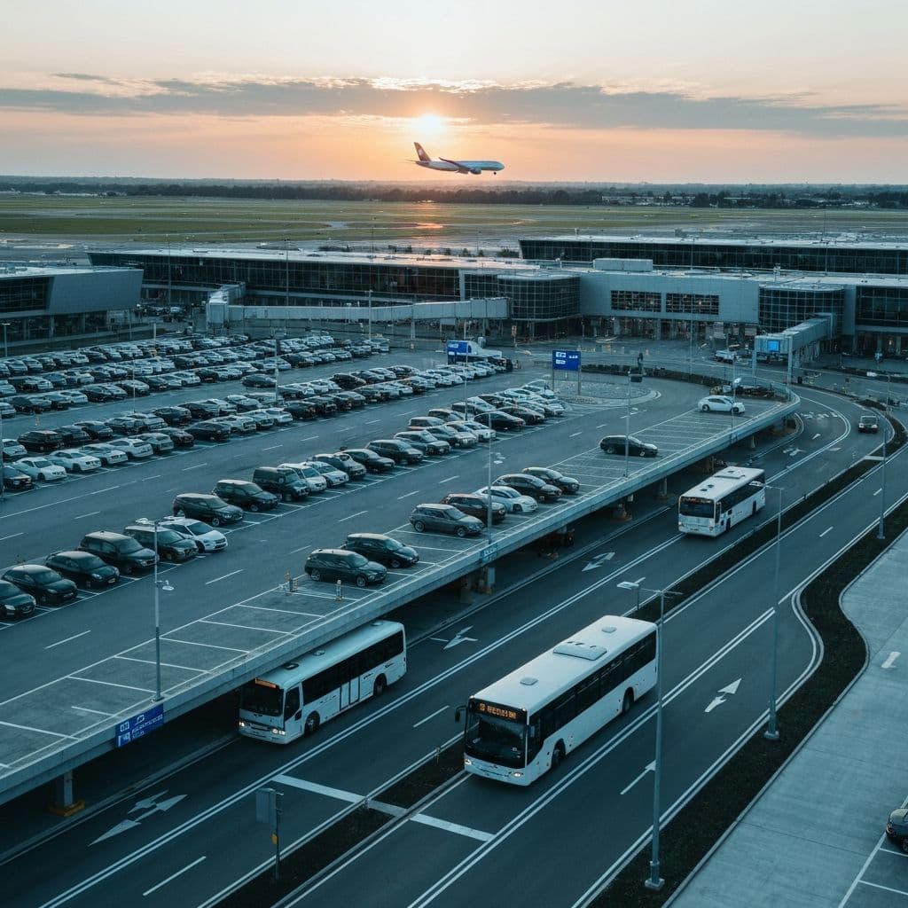 Mit dem Auto zum Flughafen oder Bahn/Taxi?