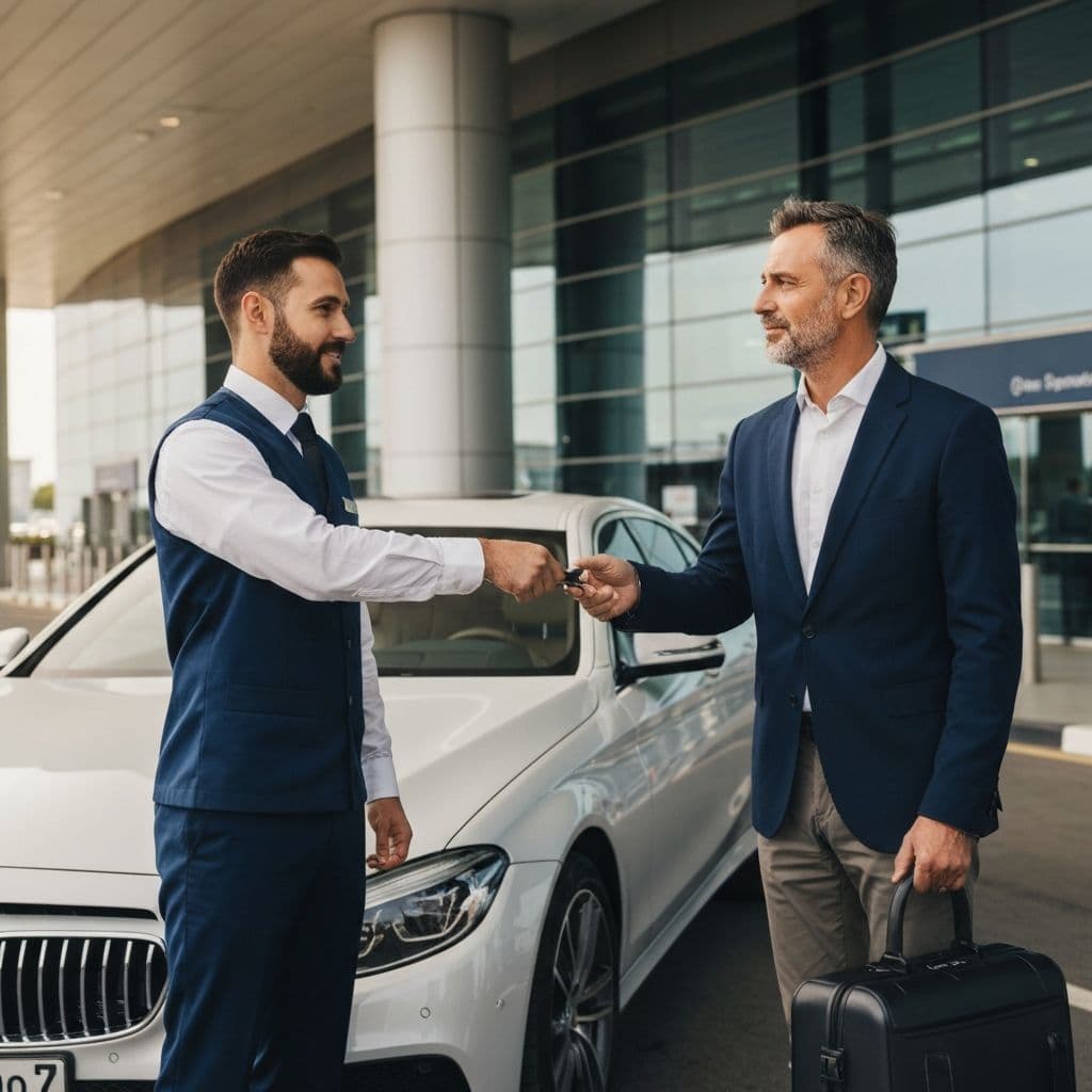 Valet-Parken: Fahrzeugübergabe direkt am Terminal des Paris Charles de Gaulle